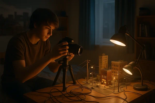 Dicas de foco manual e profundidade para fotos de dioramas