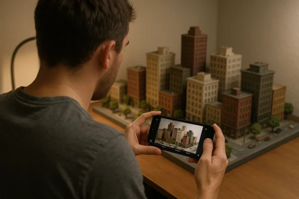 Truques de edição para realçar profundidade e cor em fotos de dioramas